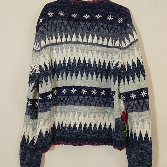 Tiara Girls Ugly Christmas Cardigan Sweater - Picture 5 of 6